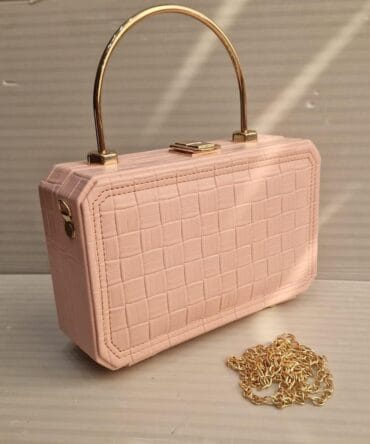 Leatherite Top Handle Clutch