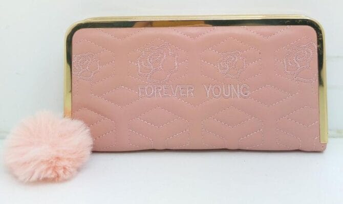 Leather Textured Casual Clutch