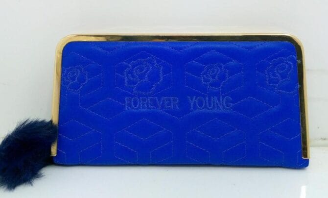 Leather Textured Casual Clutch
