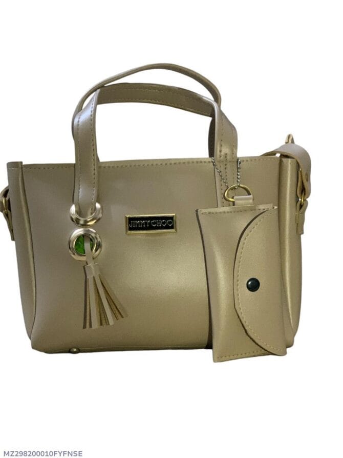 Women's Rexine Plain Handbag
