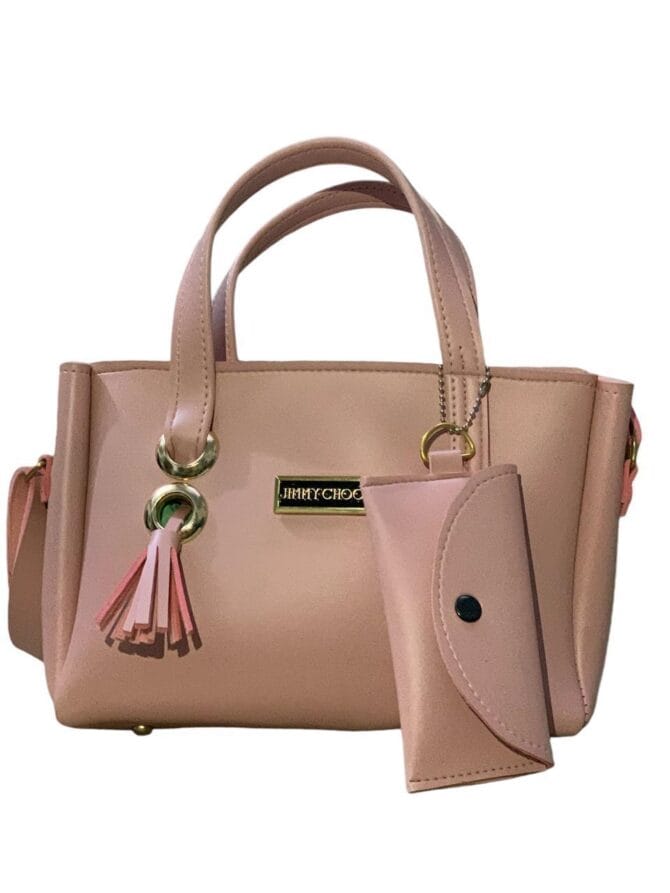 Women's Rexine Plain Handbag