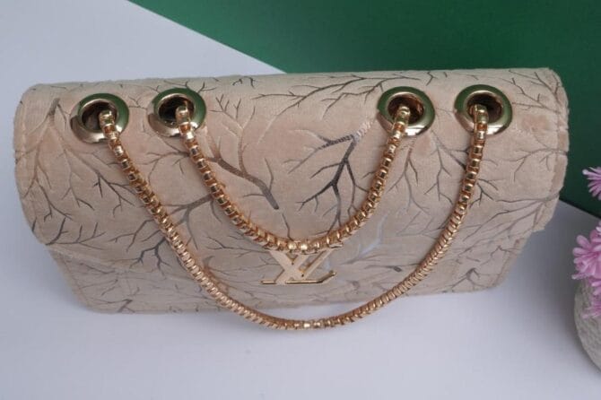 Women's Velvet Plain Handbag