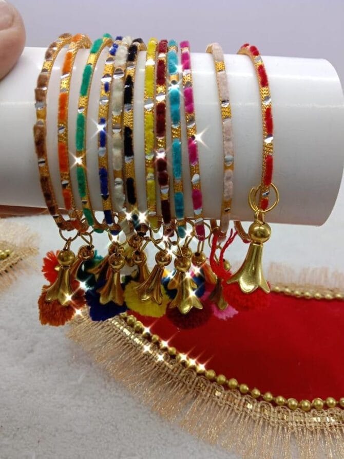 12 Pcs Fancy Design Bangles