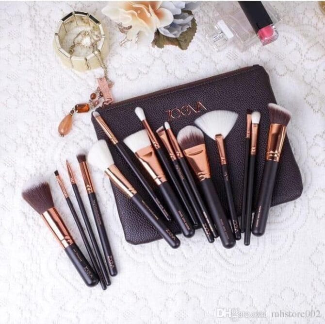 Reusable Makeup Brushes Set, Pack of 12