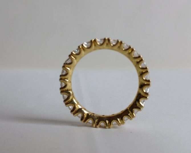 Best No.1 Gold-Plated Italian Friendship Ring Band