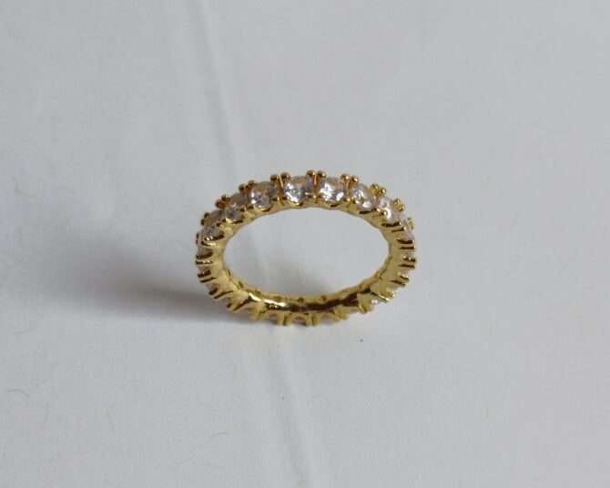 Best No.1 Gold-Plated Italian Friendship Ring Band