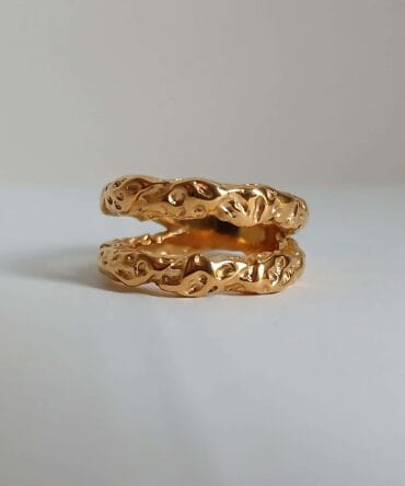 Double Italian Design Ring