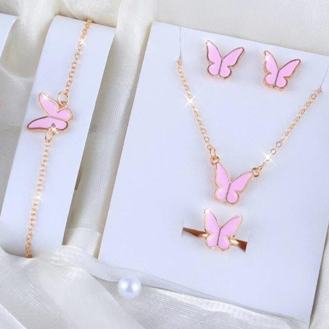 Butterfly Jewellery Set