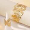 Butterfly Flower Jewelry Set