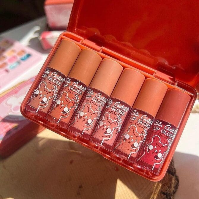 Metallic Finish Lip Gloss - Pack of 6