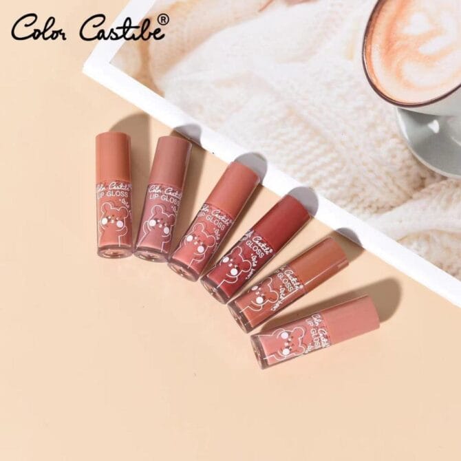 Metallic Finish Lip Gloss - Pack of 6