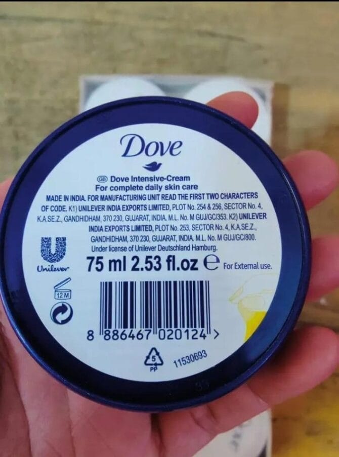 Dove Intensive Nourishing Cream
