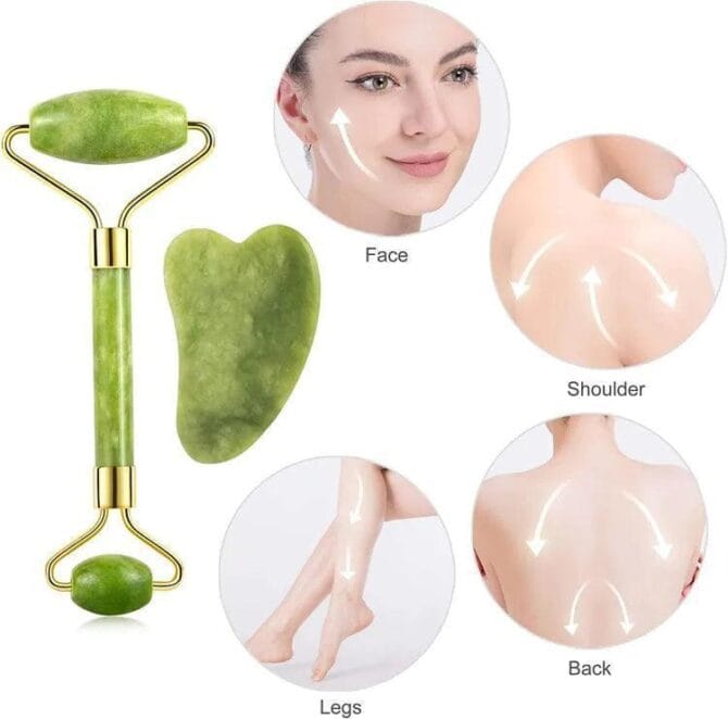 Jade Roller & Gua Sha Set