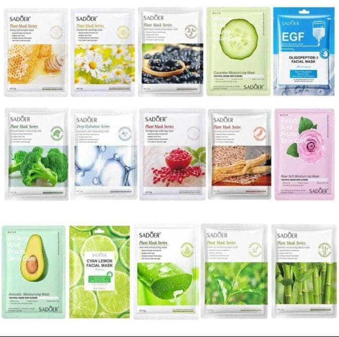 6-Piece Hydrating Sheet Mask Set