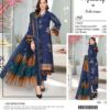 Elegant Blue Lawn 3-Piece Suit