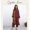 Elegant Maroon 3-Piece Lawn Suit